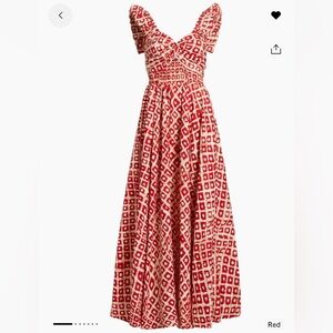 🆕 Elisamama Ibukun Abstract Ruffled Cotton dress